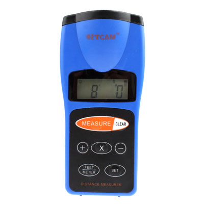 Ultrasonic Distance Measure Measurer with Laser Pointer, Range: 0.5-18m (CP-3010)